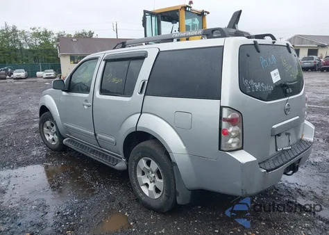 2005 Nissan Pathfinder Se из США, поврежденный, VIN 5N1AR18W65C768169